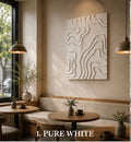Ivory Contour Flow | Wallorah