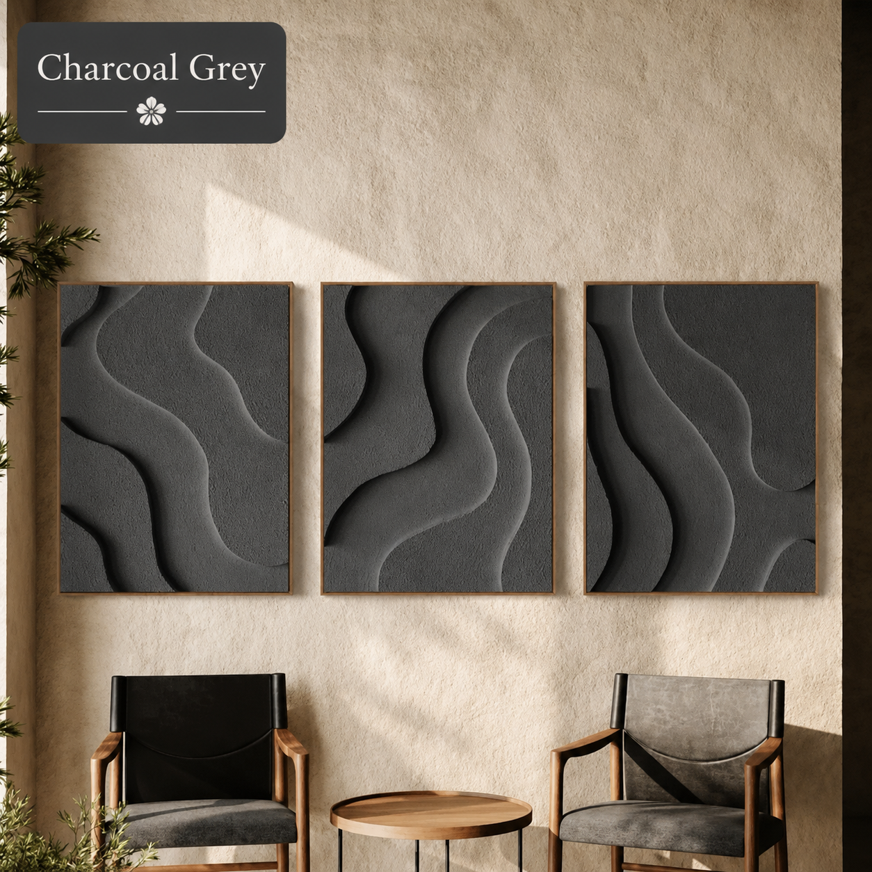 Serene Waves Triptych  | Wallorah