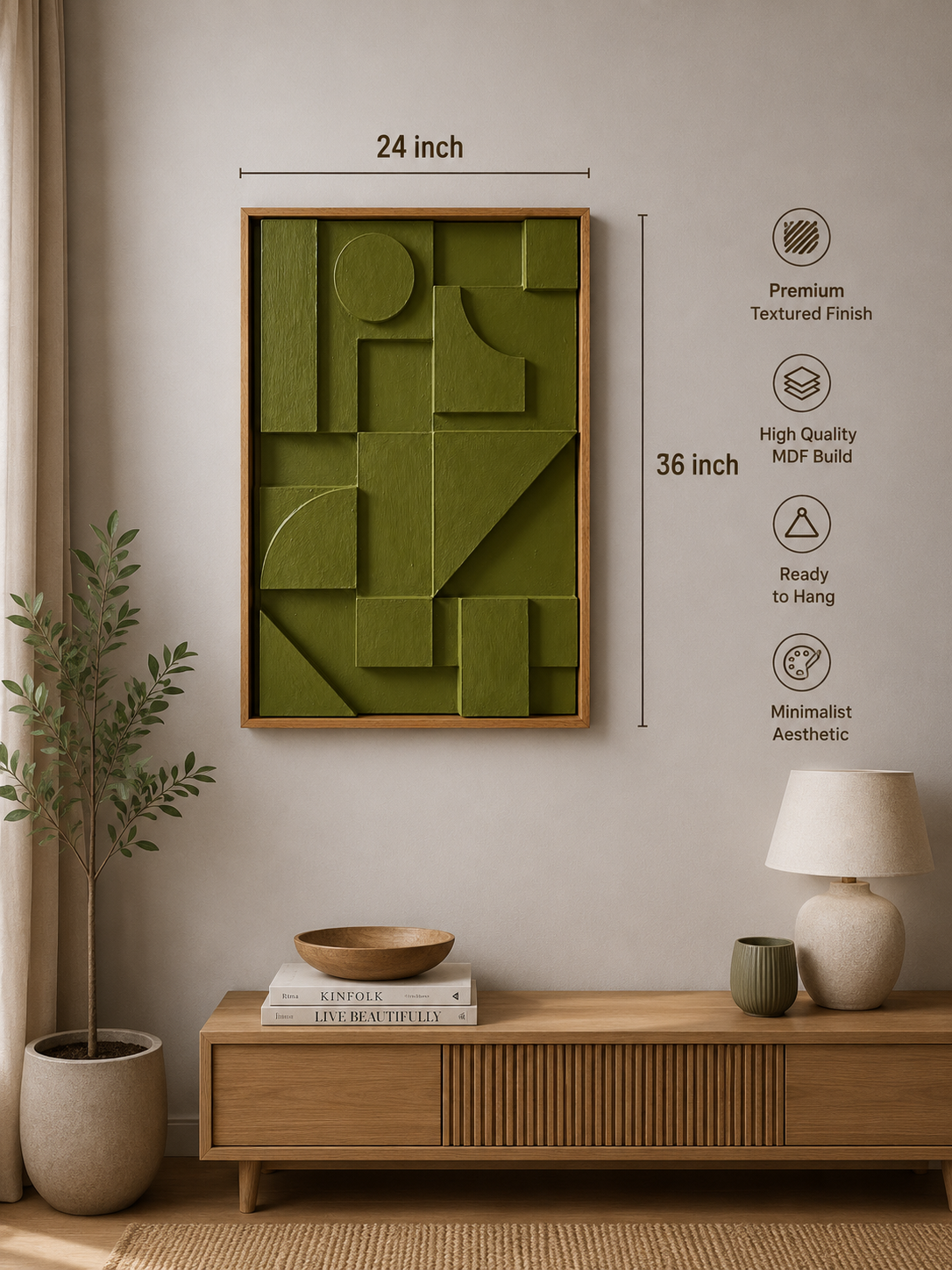 Olive Geometry  | Wallorah