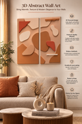 Terracotta Harmony Duo  | Wallorah