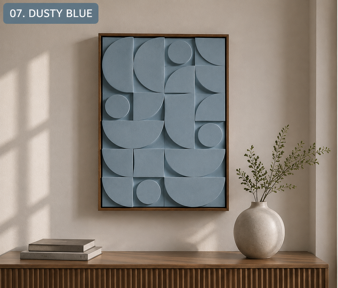 Ivory Mosaic Geometry  | Wallorah