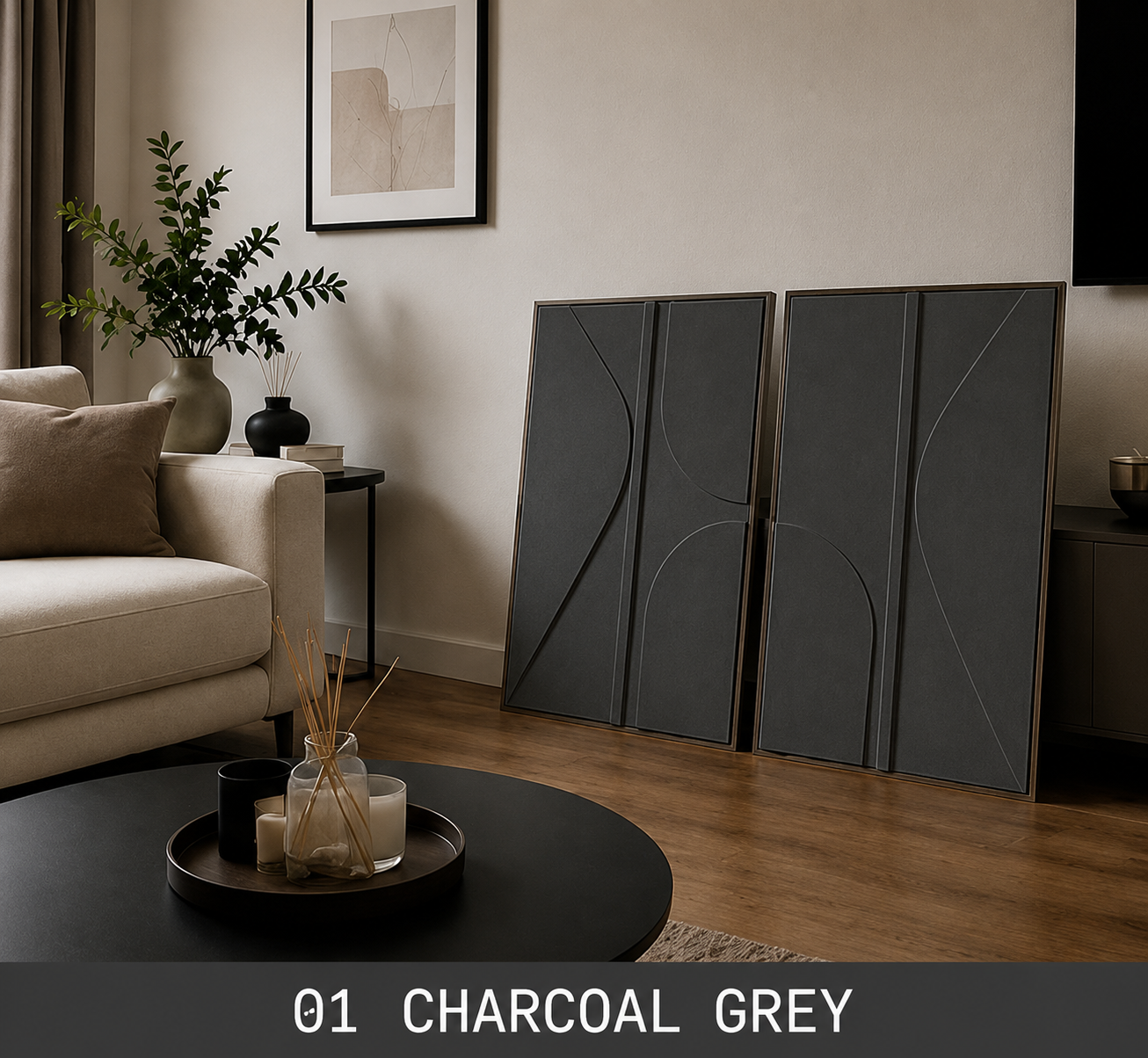 Ivory White Harmony – Set of 2 | Wallorah