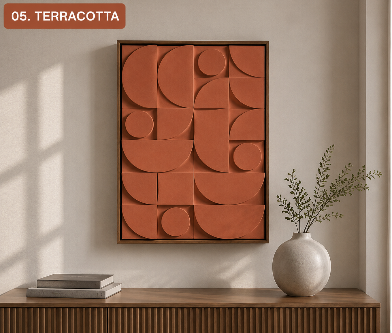 Ivory Mosaic Geometry  | Wallorah
