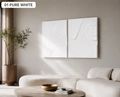 Sand Beige Harmony Diptych  | Wallorah