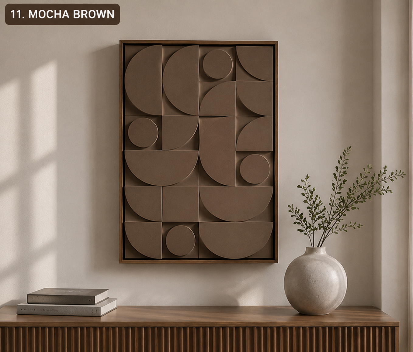 Ivory Mosaic Geometry  | Wallorah