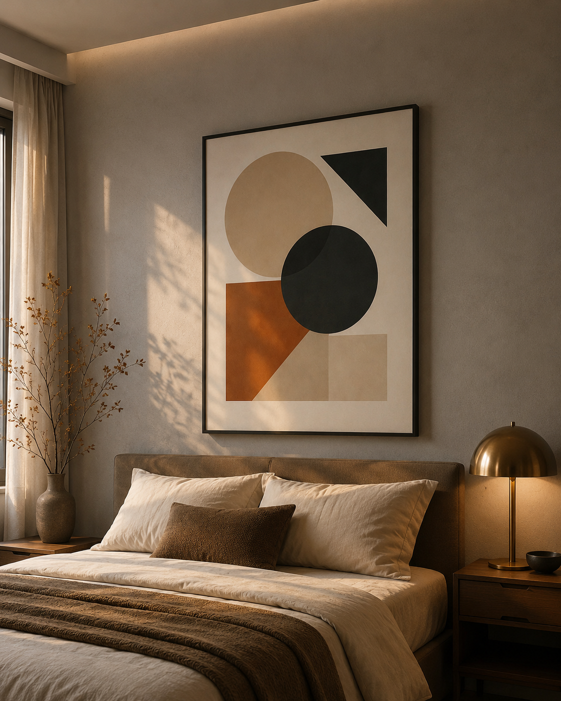 Modern Essence Abstract Wall Art | Minimalist Geometric Canvas – Wallorah
