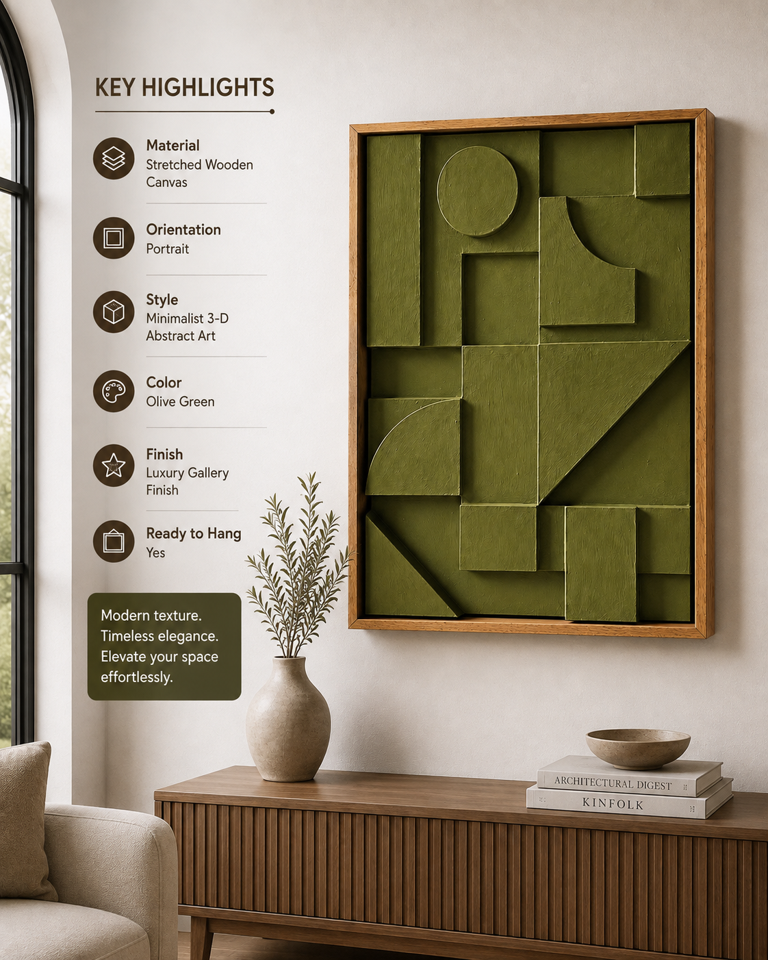Sage Geometric|  Wallorah
