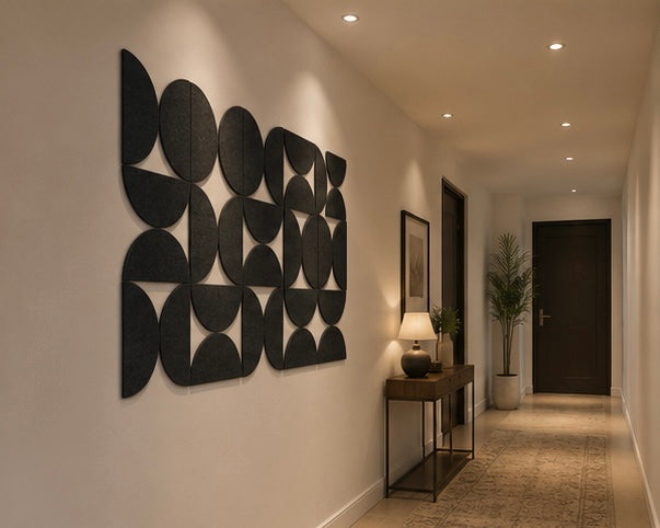 Modern Geometric Noir | Wallorah