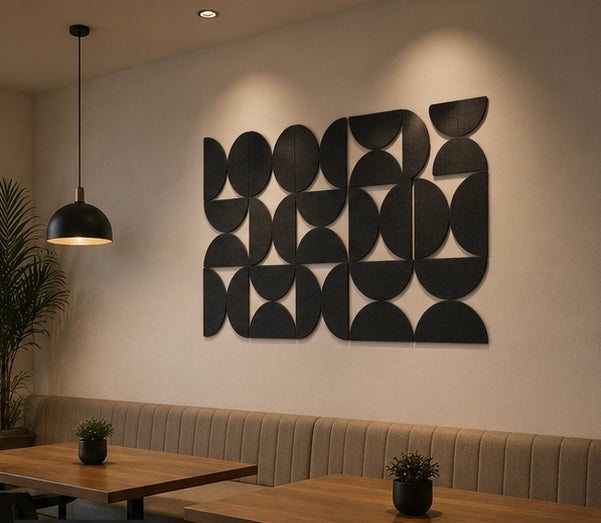 Modern Geometric Noir | Wallorah