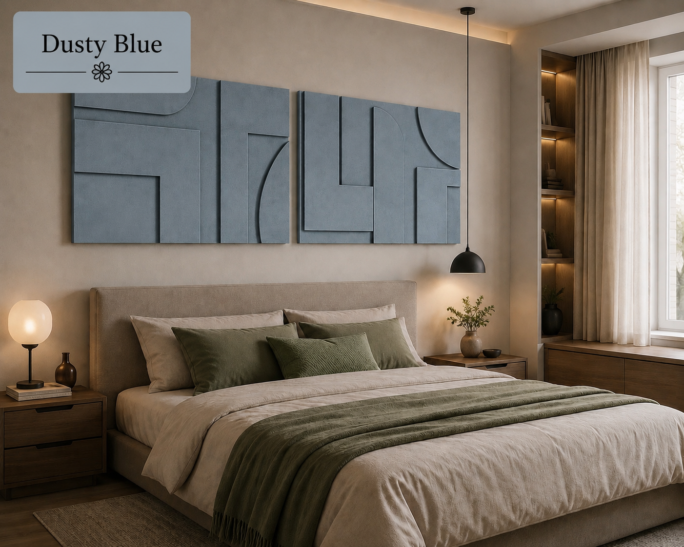 Sage Geometry Duo  | Wallorah