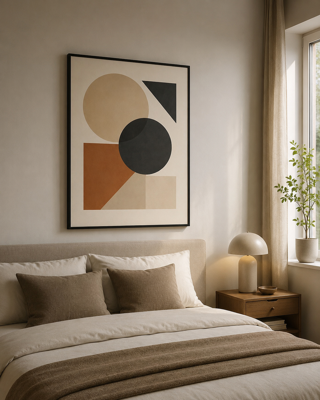 Modern Essence Abstract Wall Art | Minimalist Geometric Canvas – Wallorah
