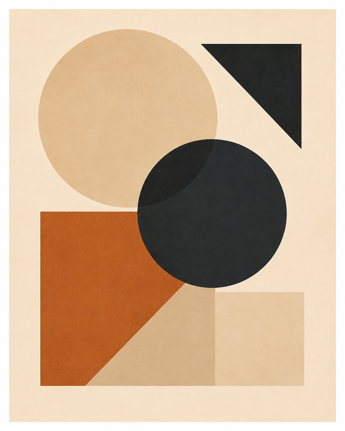 Modern Essence Abstract Wall Art | Minimalist Geometric Canvas – Wallorah
