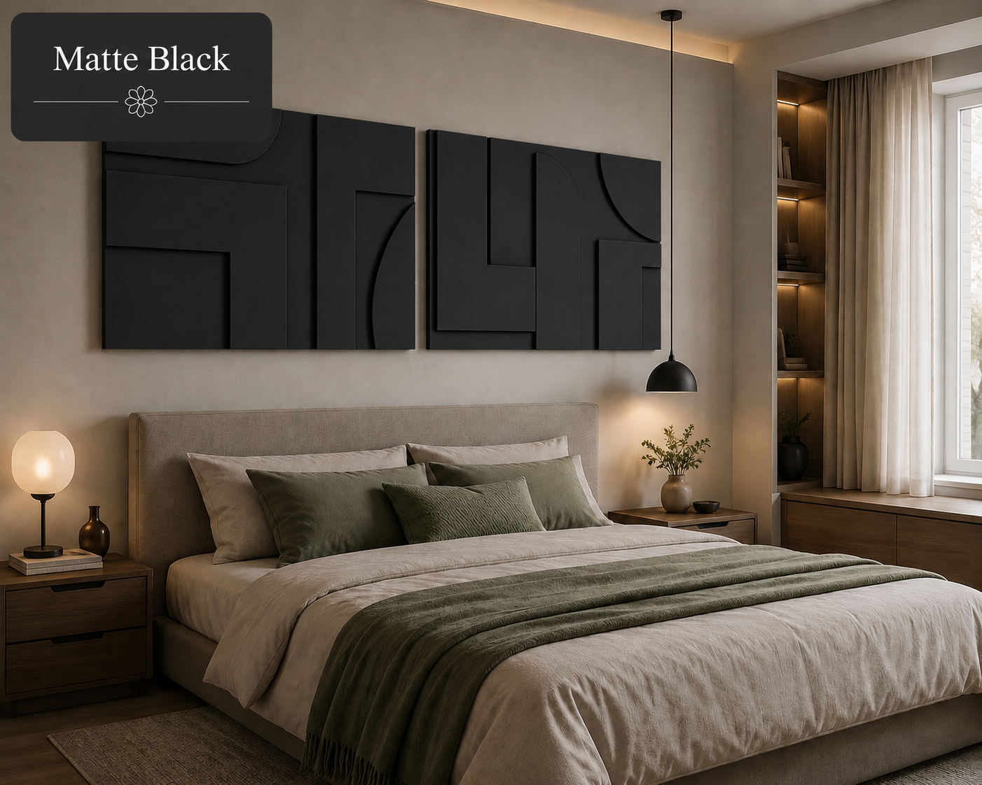 Sage Geometry Duo  | Wallorah