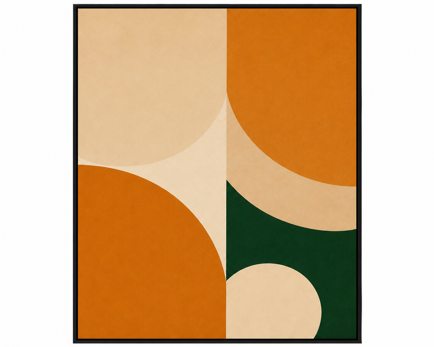 Golden Grove Abstract Wall Art | Modern Geometric Canvas – Wallorah