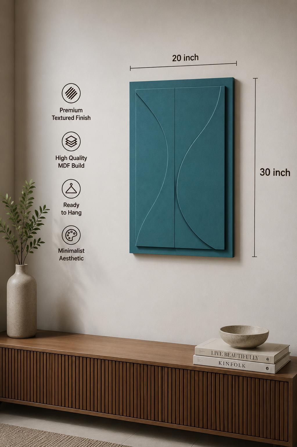 Azure Blue Flow  | Wallorah
