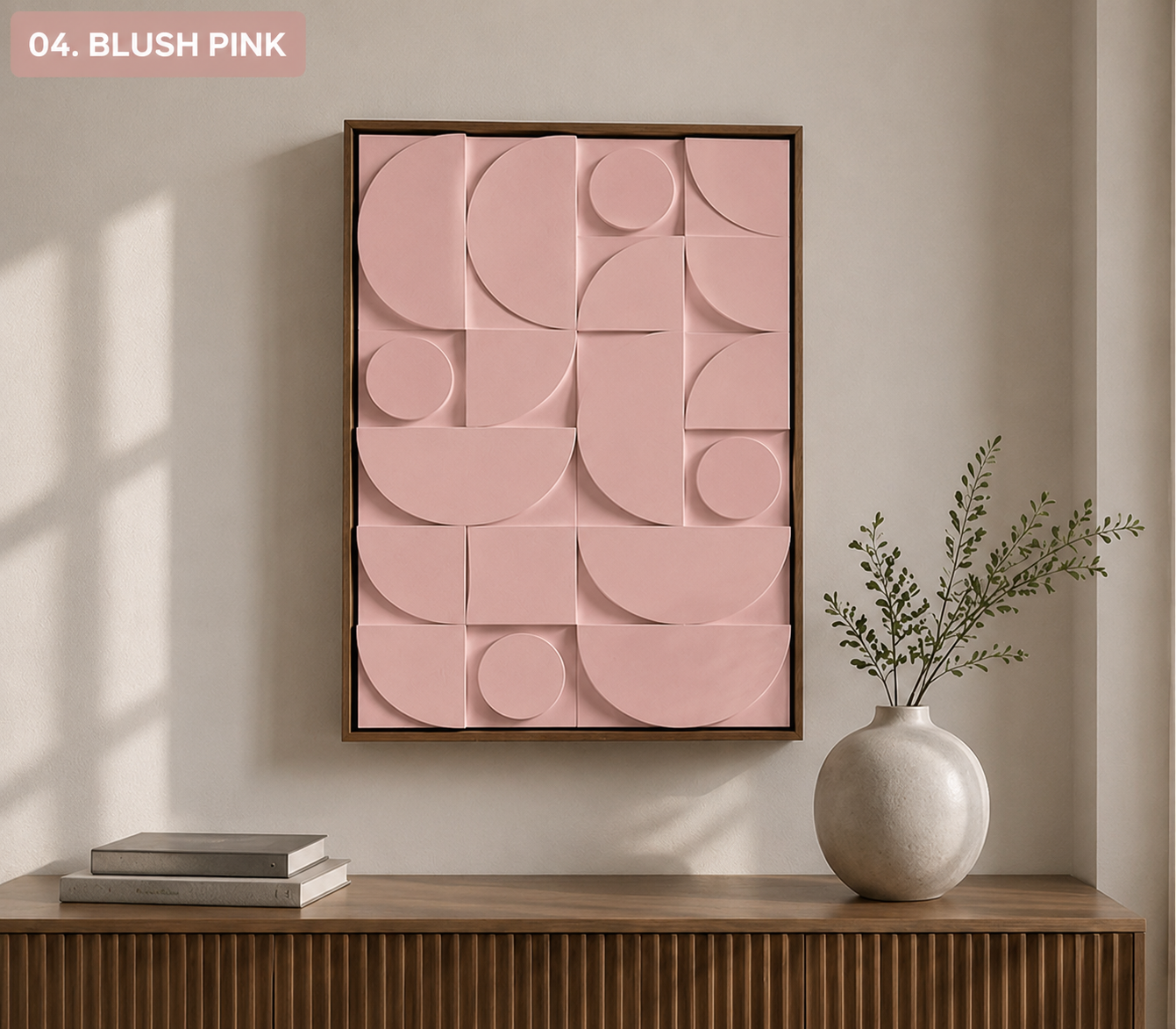 Ivory Mosaic Geometry  | Wallorah