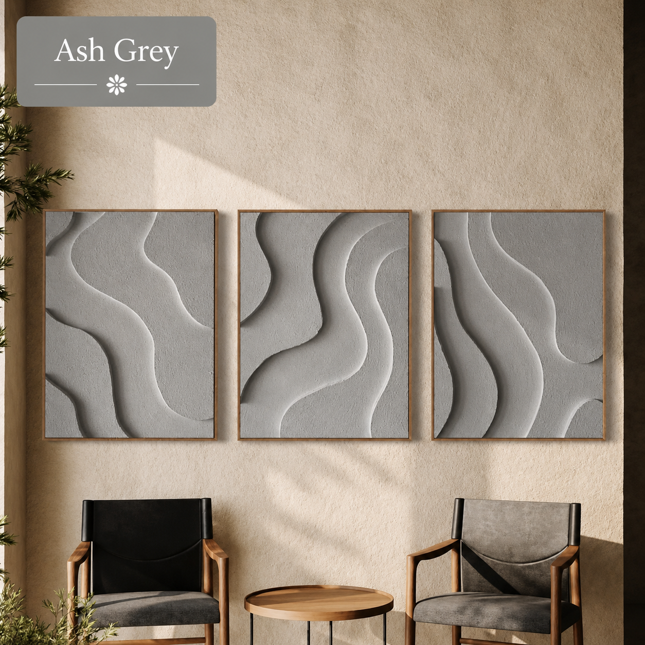 Serene Waves Triptych  | Wallorah