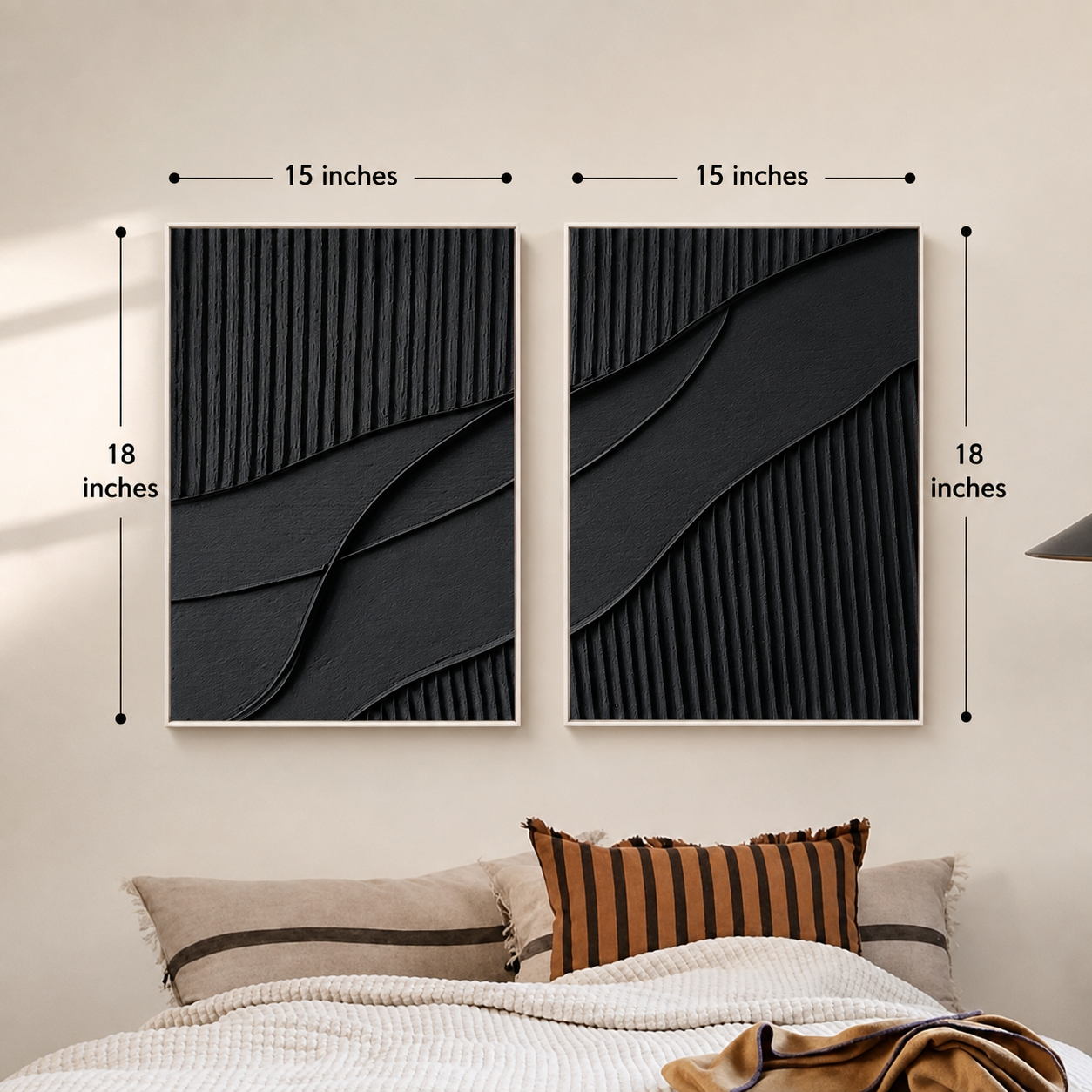 Midnight Harmony Set of 2  | Wallorah