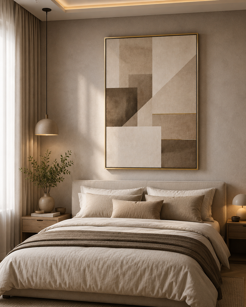 Earth Tone Geometric | Wallorah