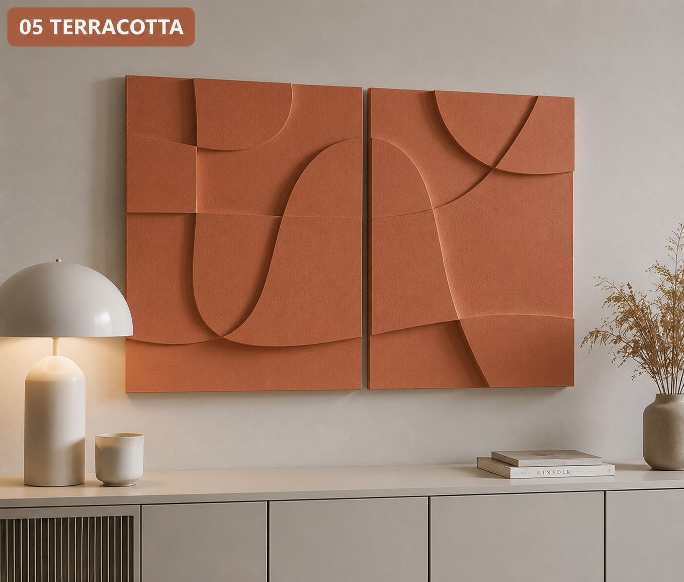 Sage Green Flow Diptych  | Wallorah