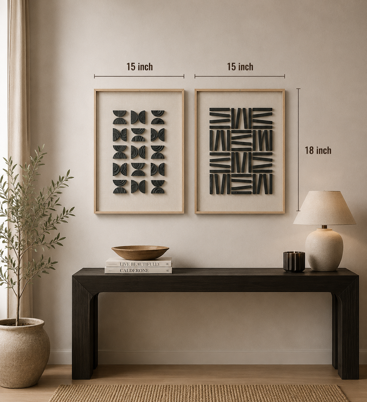 Monochrome Tribal Duo  | Wallorah