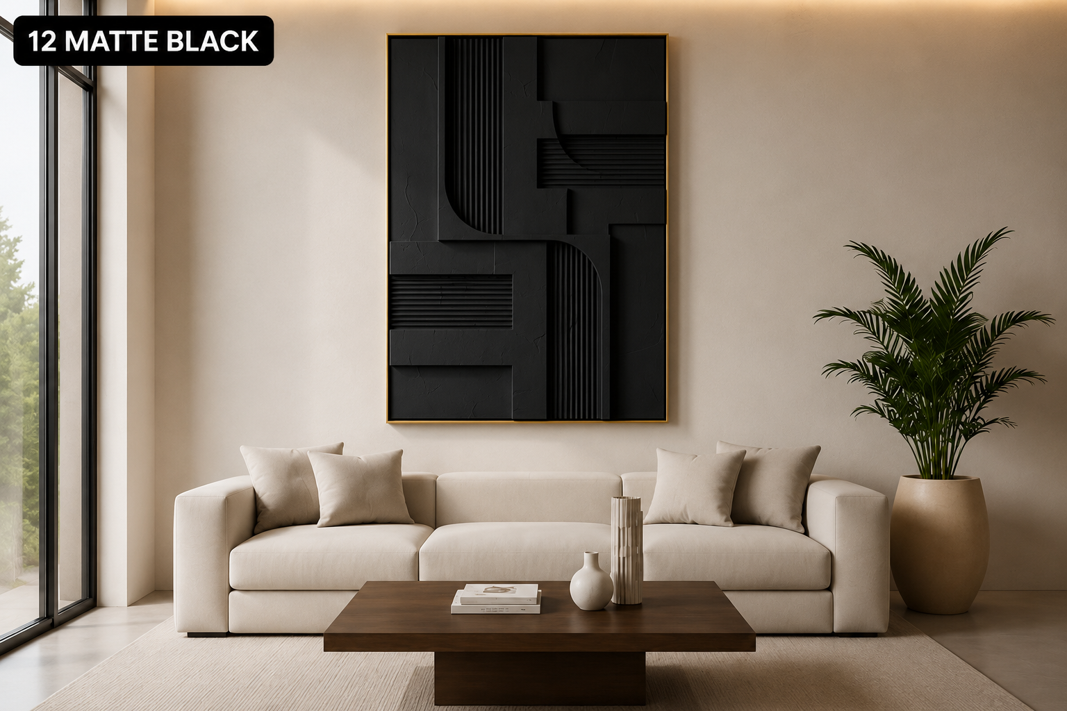 Ivory Linen Linear Relief  | Wallorah