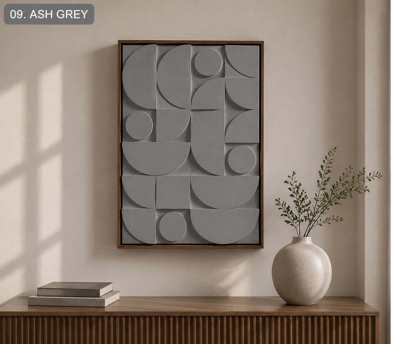 Ivory Mosaic Geometry  | Wallorah