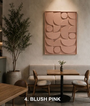Ivory Geometric Mosaic  | Wallorah