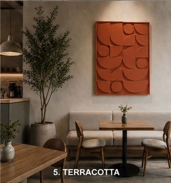 Ivory Geometric Mosaic  | Wallorah