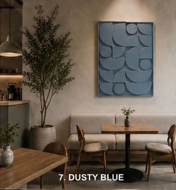 Ivory Geometric Mosaic  | Wallorah