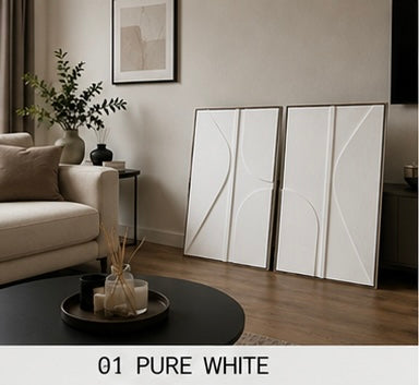 Ivory White Harmony – Set of 2 | Wallorah