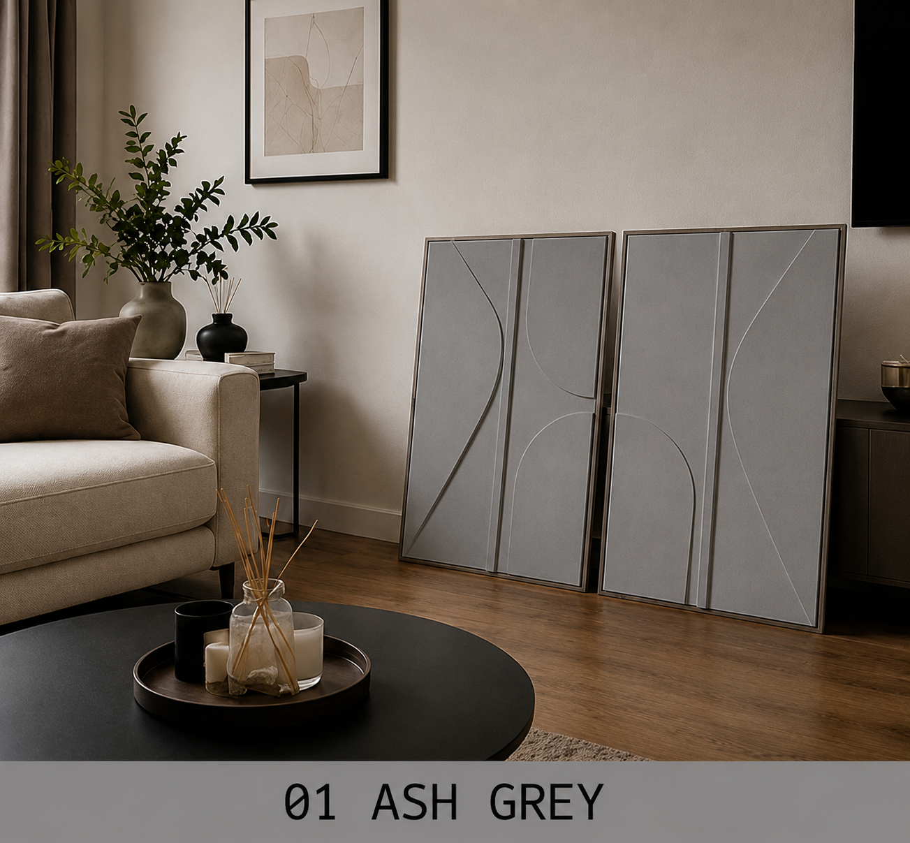 Ivory White Harmony – Set of 2 | Wallorah