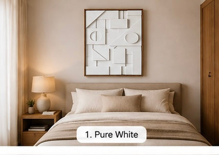 Slate Blue Geometric Relief | Wallorah