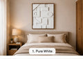 Slate Blue Geometric Relief | Wallorah