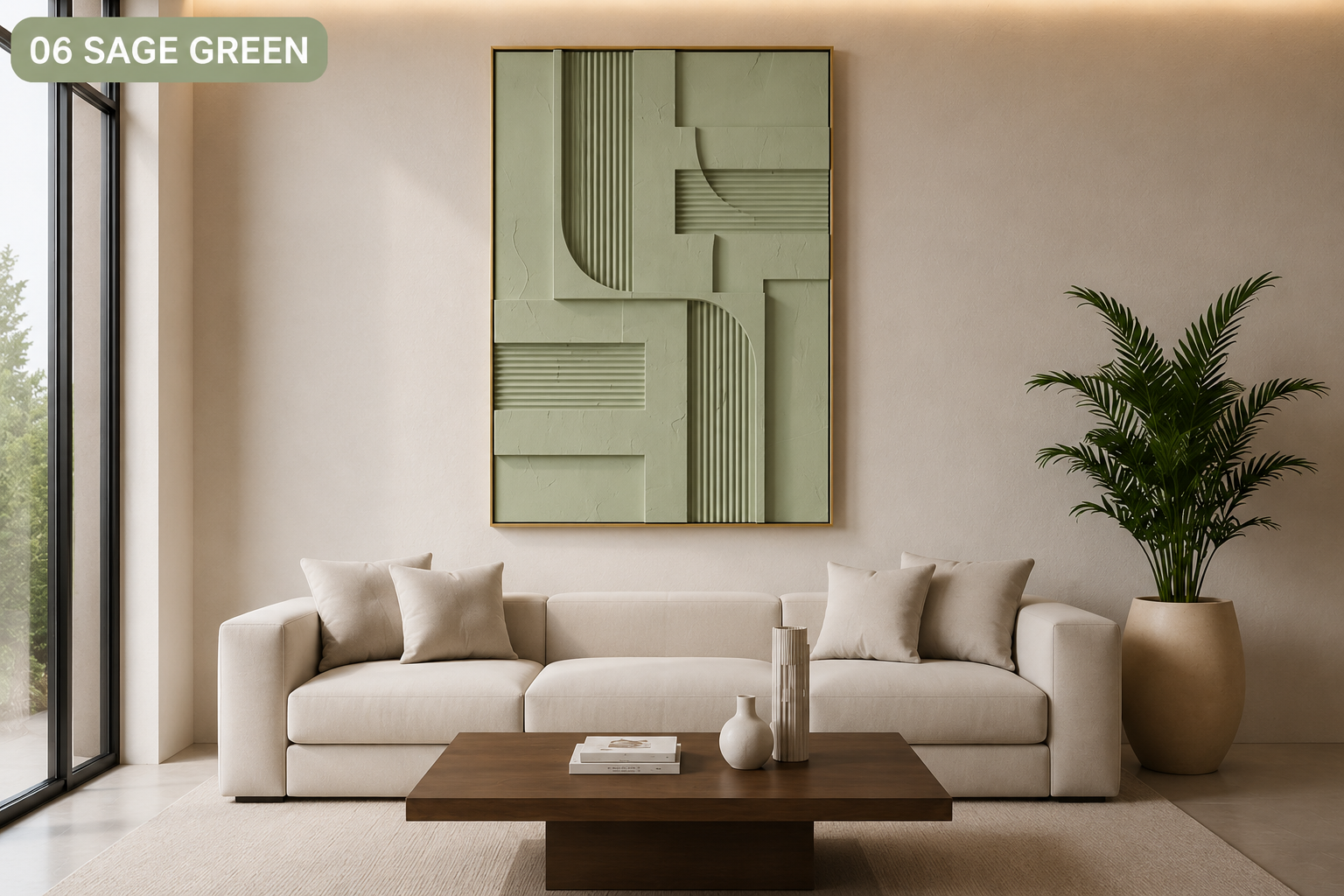 Ivory Linen Linear Relief  | Wallorah
