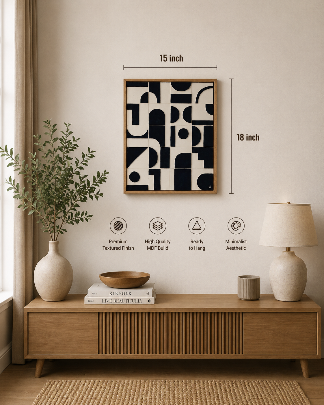Monochrome Mosaic  | Wallorah