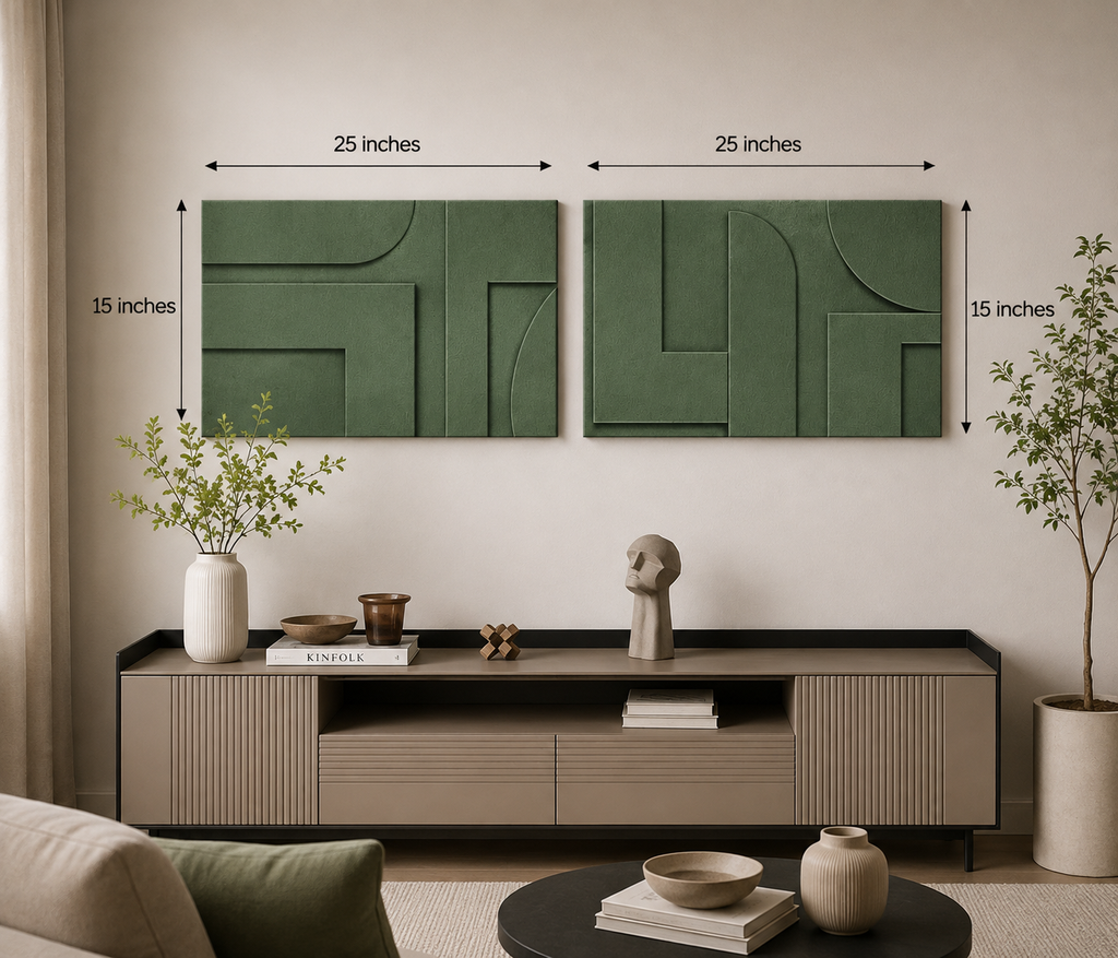 Sage Geometry Duo  | Wallorah