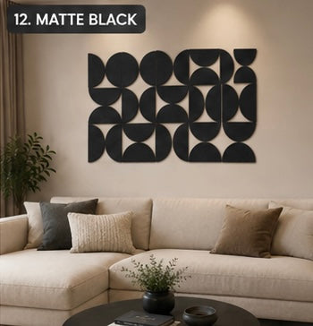 Modern Geometric Noir | Wallorah