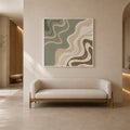 Modern Earthtone Geometry | Minimalist Abstract Framed Wall Art