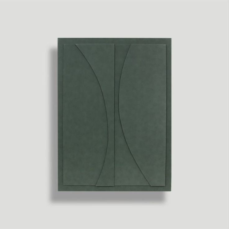 Verdant Flow – Handcrafted Abstract Wall Art | Stretched Wooden Canvas | Wallorah